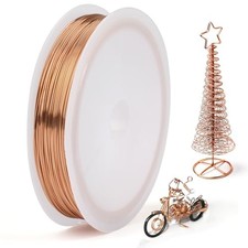 Copper Wire, 24 Gauge 98.5 FT 99.9 Pure Copper Wire for 24 Guage, 98.5 FT 1