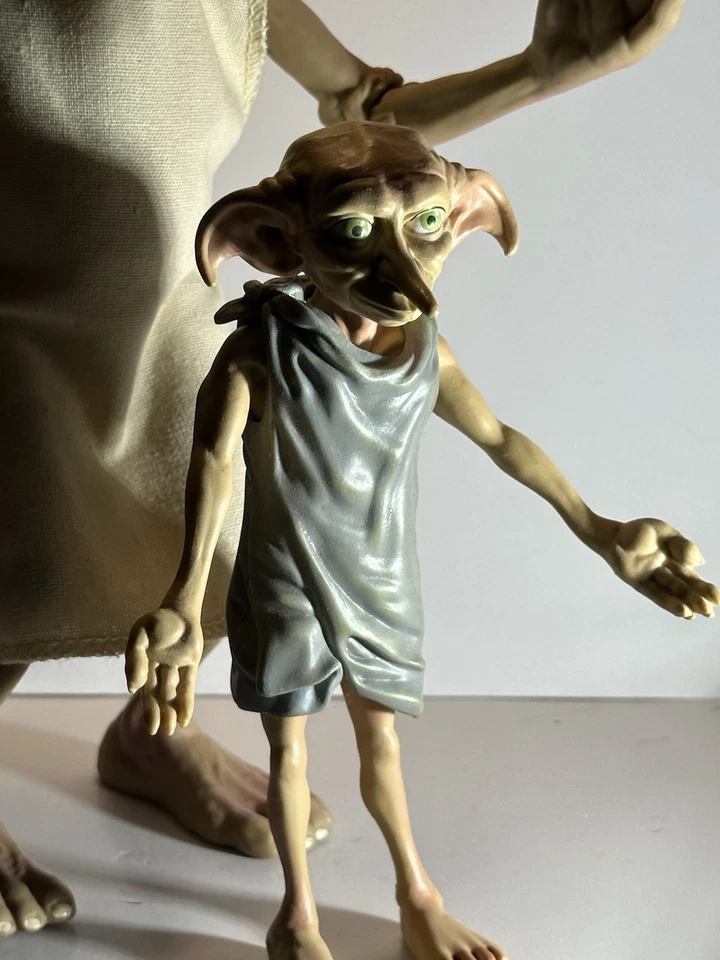 "2 Dobby House Elves 10,5 y 6,5"" Figura Flexible Posable Daño a los Ojos VER FOTOS" Foto 4 de 4
