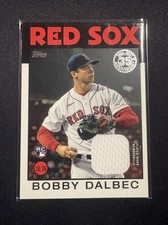 2021 Topps - 1986 Topps Baseball Relics Series 2 Bobby Dalbec #86BR-BD (MEM, RC)