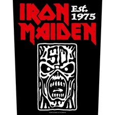 Iron Maiden Backpatch  Est. 1975 multicolor Standard