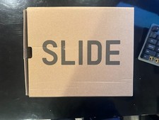 Brand new, never worn. Slate gray Yeezy YZY Slides by adidas, Size 5 UK