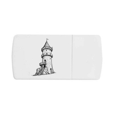 Pillendose ''Fantasy Tower'' mit Tablettenteiler (PI00029634)