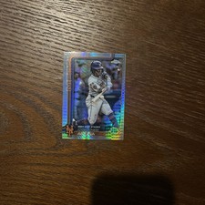 Luisangel Acuña 2025 Topps Chrome Update Prism Refractor Parallel RC Rookie #53