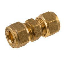 Westco 8mm DZR Brass Compression Coupling C x C