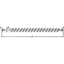 Tank Cross Auger Front fits John Deere 8820 AH96799 AH107393