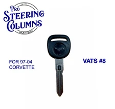 97-04 CHEVROLET CORVETTE 50TH ANNIVERSARY VATS KEY NEW OEM #8 OHMS-2.370k
