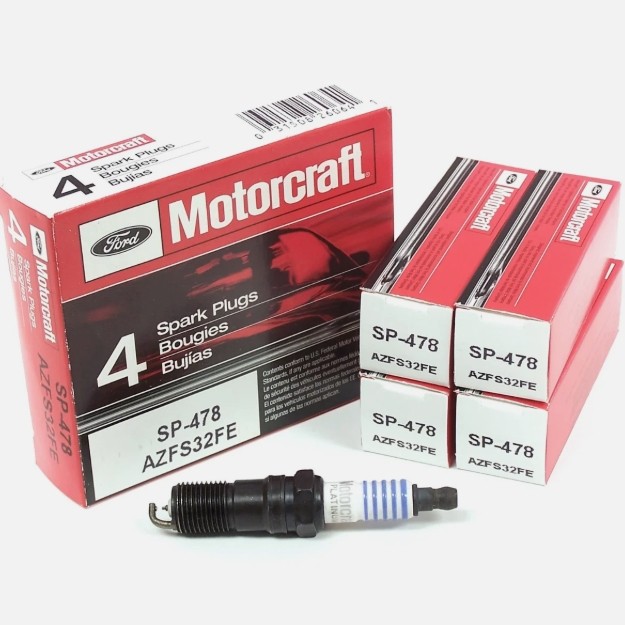 Motorcraft SP-478 AZFS32FE Spark Plug 4PCS For Ford Focus Escape Mazda CX-7 3 6