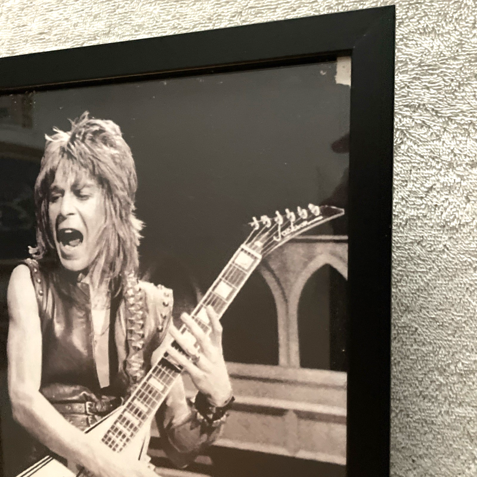Jackson Randy Rhodes Randy Rhoads And His Jackson Framed Picture 8.5x11 Collectible ...