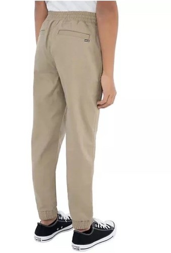 Hurley Boys Performance Jogger Size 7/8 Khaki New - Picture 2 of 5
