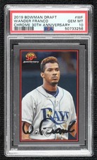 2019 Bowman Draft Chrome 30th Anniversary of Wander Franco PSA 10 GEM MT 0zw1