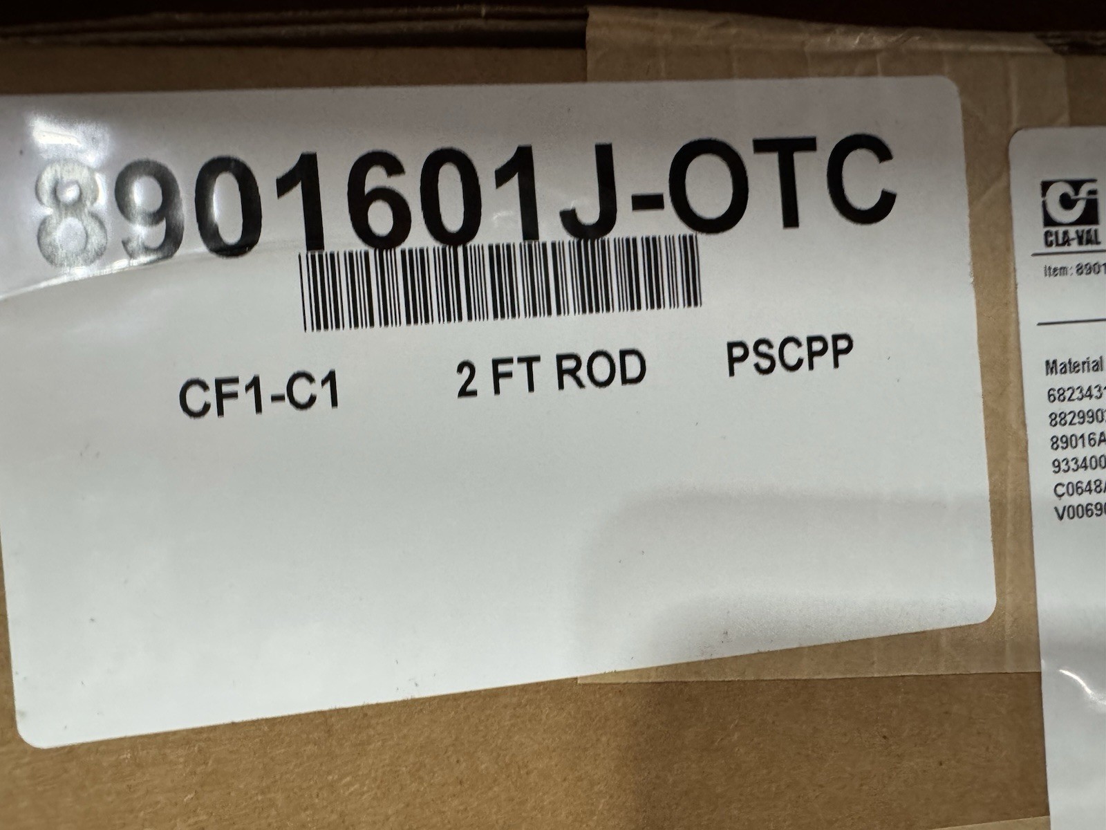 Cla  Val 8901601j CF1-C1