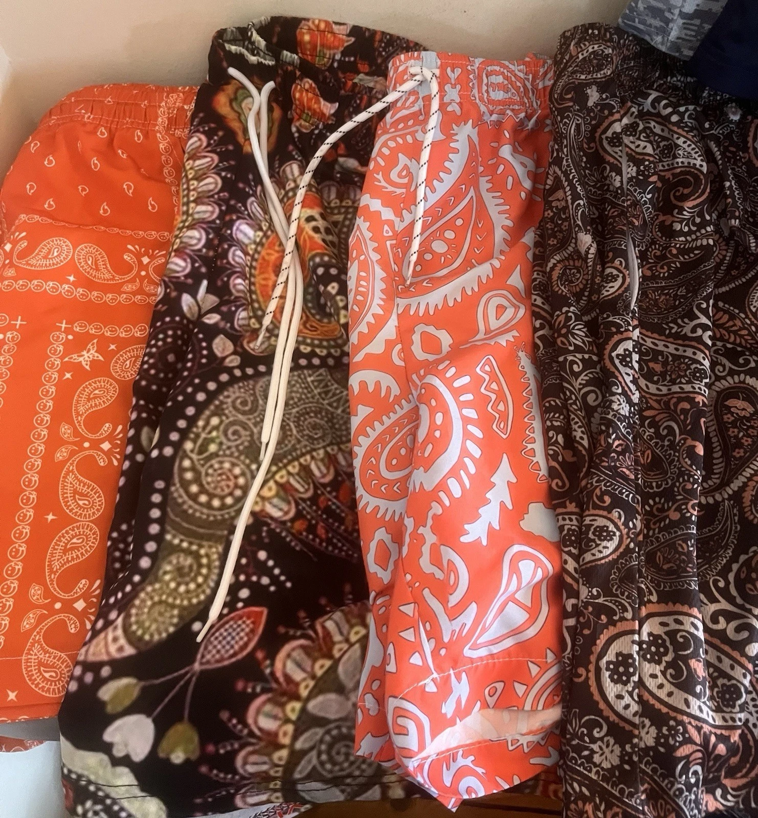 4 paisley xl shorts bundle bottoms nylon material