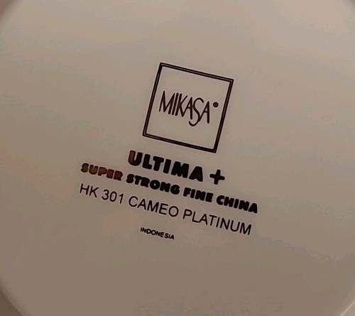 SET (8) Mikasa Ultima+ CAMEO PLATINUM HK301 Fine China 8 5/8" Soup, Salad Bowls - Picture 20 of 21
