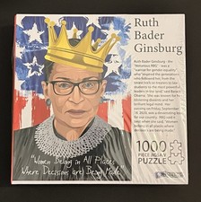 Ruth Bader Ginsburg “Notorious RBG” 1000-Piece Jigsaw Puzzle – Funwares – SEALED