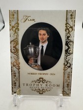 2025-26 UD FLAIR HOCKEY TROPHY ROOM QUINN HUGHES SP TR-6 NORRIS-2024