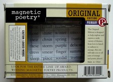 Magnetic Poetry Kit, Original Series 1993, Over 400 Words