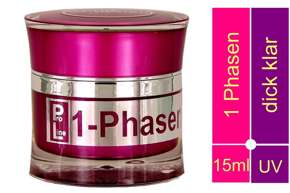 WORLD OF NAILS-DESIGN 15 ml ProLine 1Phasen 3in1 Nagelgel klar ✅im Designer Tiegel Pink ✅ Fachhändler