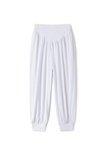 Boy's Baggy Casual Harem Pants Girls Dance Trousers White 10