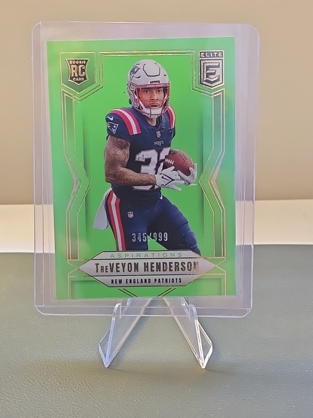2025 Panini Donruss Elite - Rookies Treveyon Henderson #152 /999 (RC)