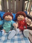 Sweet Twin Vintage Cabbage Patch Boys In Vintage Outfits