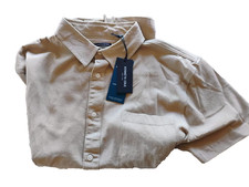 Kenneth Cole New York Short Sleeve Button Down Shirt Large MINT FREE SHIPPING