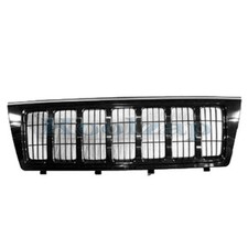 For 04 Grand Cherokee Laredo Front Face Bar Grille Assembly Black Insertshell Q
