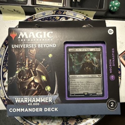 MTG Universes Beyond: Warhammer 40K Necron Dynasties Commander Deck New in Box