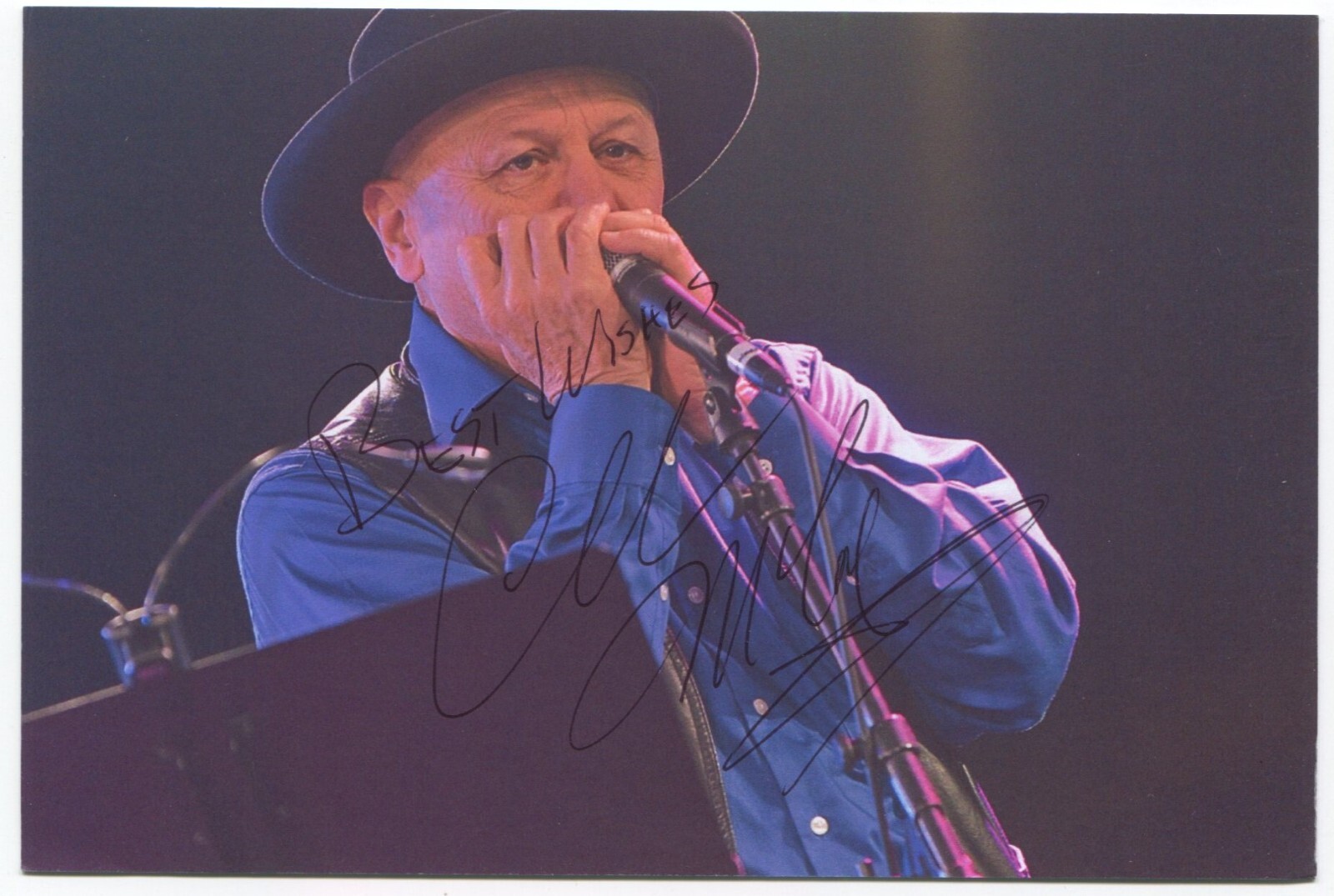 Charlie Mccoy Charlie McCoy Signed Photo Autographed Country Music Musician Harmonica ...
