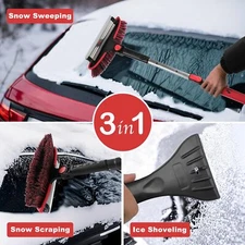 Ice Snow Scraper Car Broom Frost Clean Removal Window Brush Windshield Blade SUV