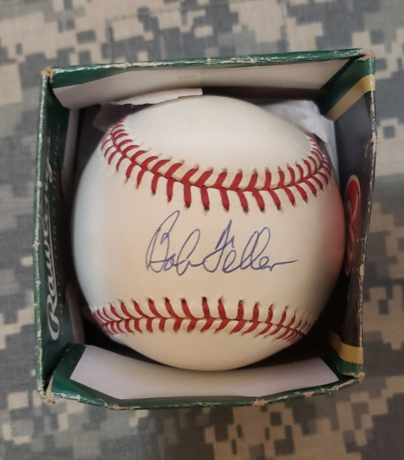 Bob Fellers Autographed baseball eBay