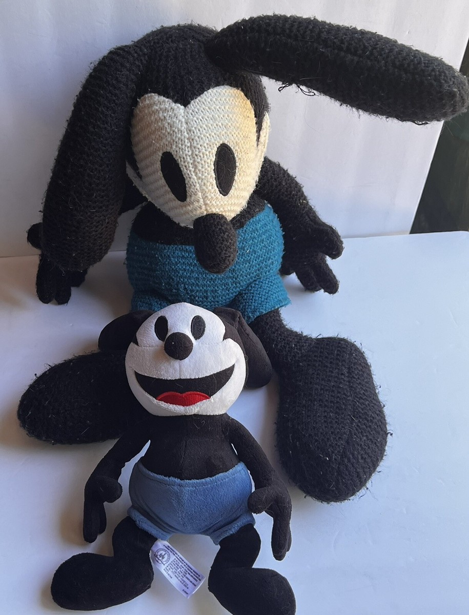 Disney Parks Classic Cozy Knits Oswald The Lucky Rabbit Stuffed