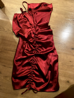 SHEIN Party Formal or Homecoming Dress School DanceSIZE S SMALL~maroon~red  | eBay