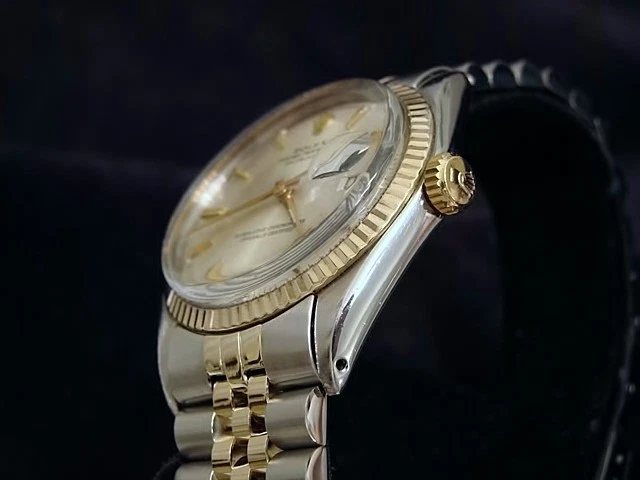 Rolex Datejust Mens 2Tone Gold Stainless Steel Watch with Silver Dial 1601 - Image 2 of 4
