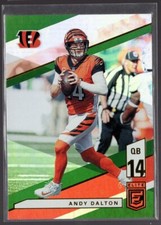 2019 Donruss Elite ANDY DALTON GREEN Cincinnati Bengals