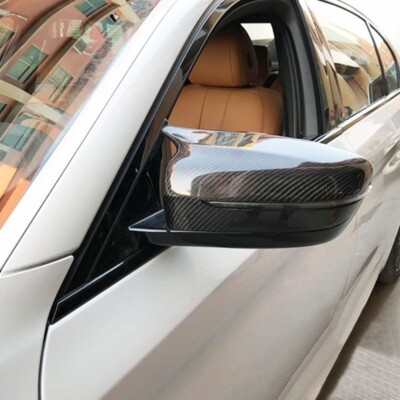 CARBON FIBER REPLACEMENT SIDE MIRROR CAPS FOR 23-24 BMW G20 G42 G26 M240i M340i 