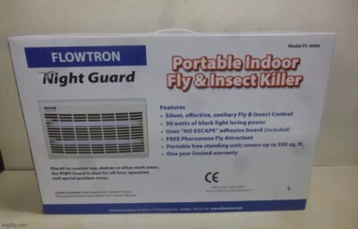 FLOWTRON Electronic Fly/Insect Killer: Portable, Indoor, Residential, FC4900 