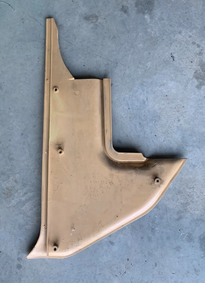 Dodge D100 W150 D350 1981 87 88 1993 panel de retroceso bronceado lado derecho del pasajero Foto 2 de 2