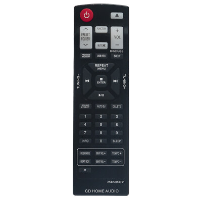 New AKB73655701 Replace Remote for LG CD Home Audio Stereo Mini Hi-Fi System
