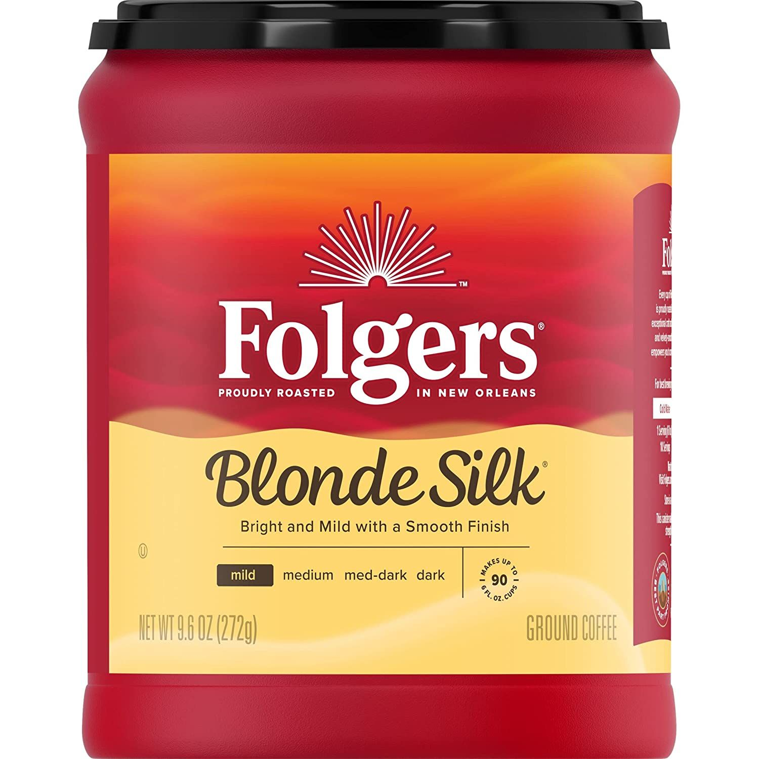 Folgers Blonde Silk Light Roast Ground Coffee, 9.6 Ounce eBay
