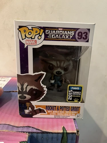 Funko POP! Guardians of the Galaxy: Rocket and Potted Groot #93 Exclusive 2015