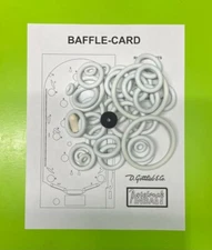 Gottlieb Baffle-Card Pinball Machine Rubber Ring Kit