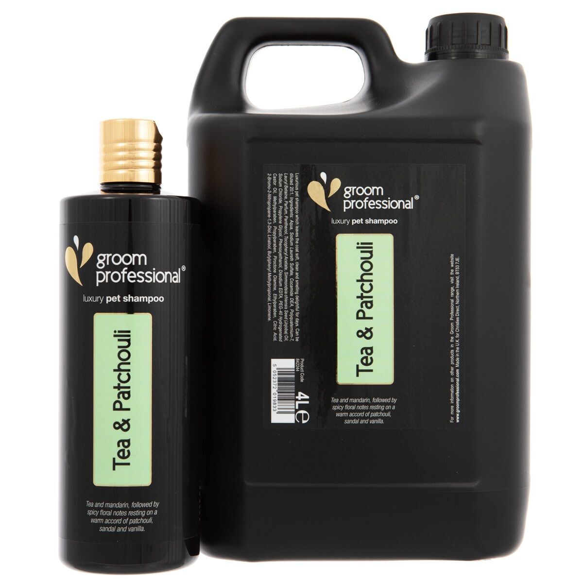 Groom Professional Exclusive Tea Patchouli Dog Shampoo for Smelly Dogs