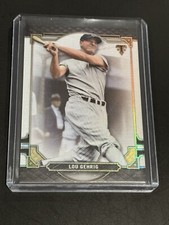 2022 Topps Triple Threads Lou Gehrig #18 New York Yankees