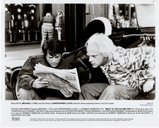 1989 Back to the Future 2 Michael J Fox Christopher Lloyd Studio Photo