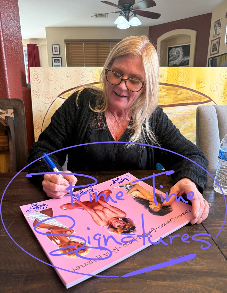 Christy Canyon Ginger Lynn Nina Hartley Signed 11x14 Photo Autograph