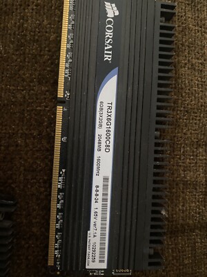 Lot of 3 Corsair Dominator Platinum DDR3 1600MHz 6gb(3x2gb) 2048mb