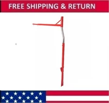 Universal Mailbox Post Support Ideal for Both Rural and Residential Galvanized