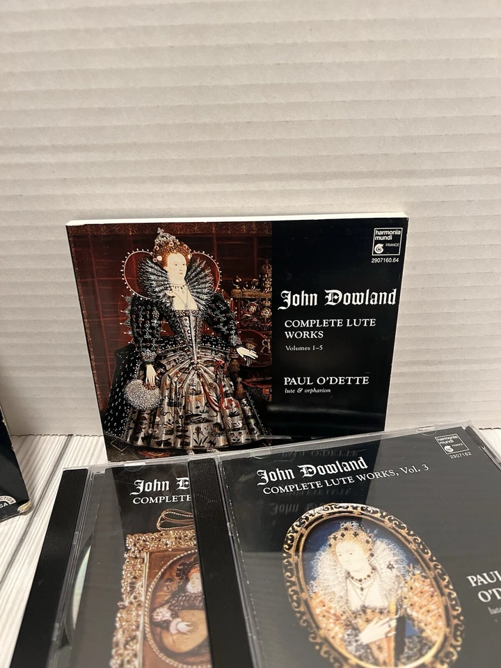 John Dowland Complete Lute Works Paul O'Dette Vol. 1-5 - Image 4 of 4