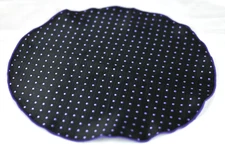 Lord R Colton Masterworks Pocket Round Madrid Black Dot Silk - $75 Retail New
