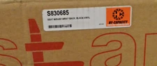 New, Hy-Capacity S830685 Wrap-Around Seat, Black Vinyl - Ready to Ship Today!